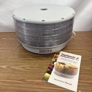 AMERICAN HARVEST 4 Tray Snackmaster Jr. Dehydrator NEW make fruit snacks, jerky